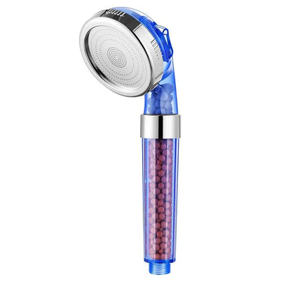 New Filtered  3 Functions High Pressure SPA Shower Head Water Saving Handheld Rainfall Bathroom Accessories Anion Filter Shower