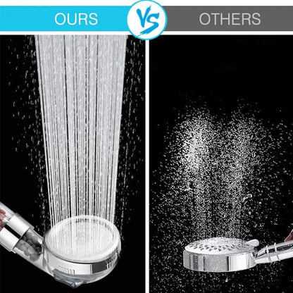 New Filtered  3 Functions High Pressure SPA Shower Head Water Saving Handheld Rainfall Bathroom Accessories Anion Filter Shower